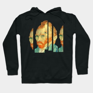 Cut Van Gogh portrait Hoodie